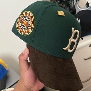 Brooklyn Dodgers Fitted with suede brim